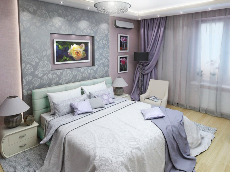 Серый цвет в интерьере спальни: 7 великолепных идей